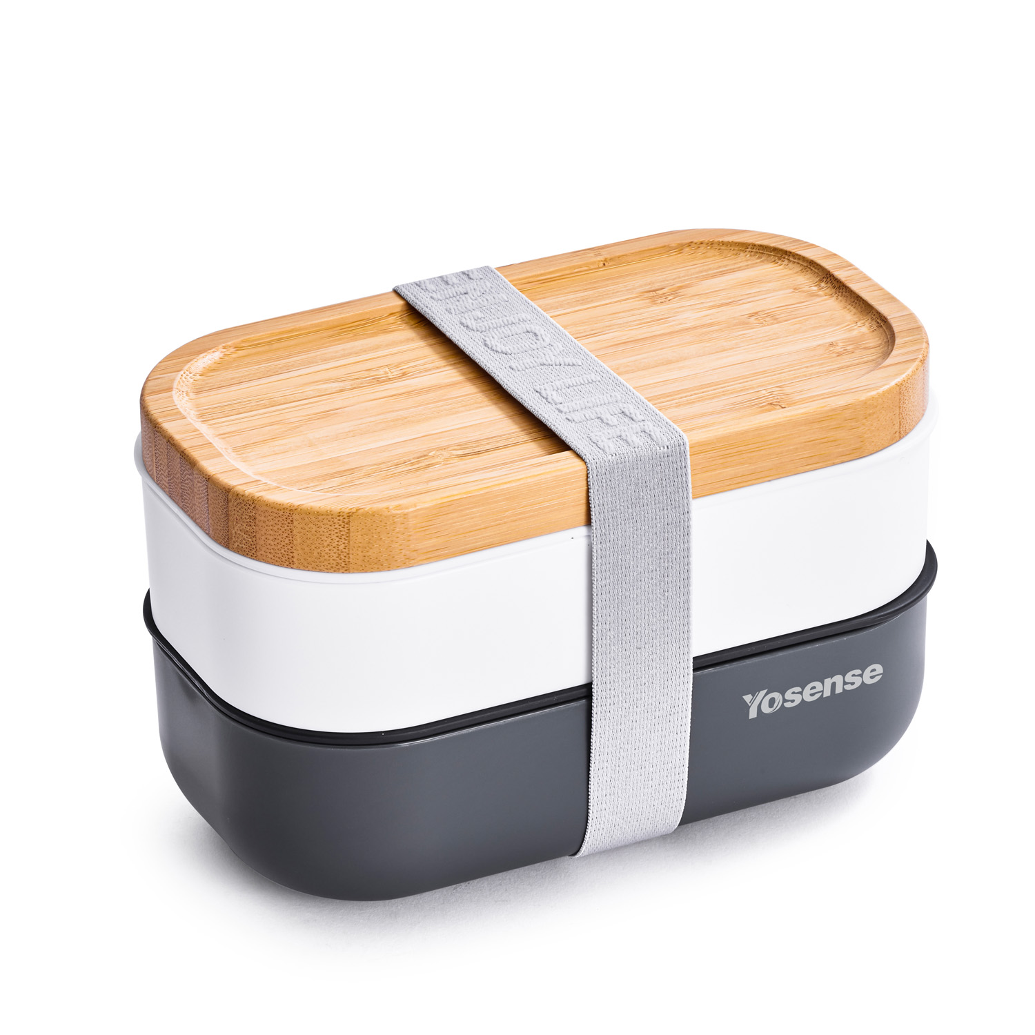Eco friendly portable leakproof stackable Bento box for adults with Bamboo Lid